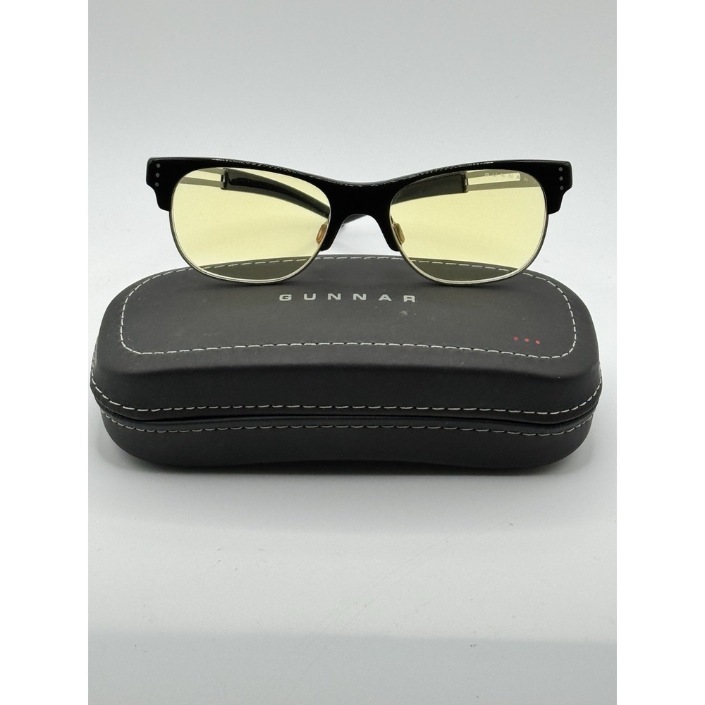 Gunnar LE Cypher - Onyx / Yellow - Blue Light Computer Gaming Eyewear‎ Glasses